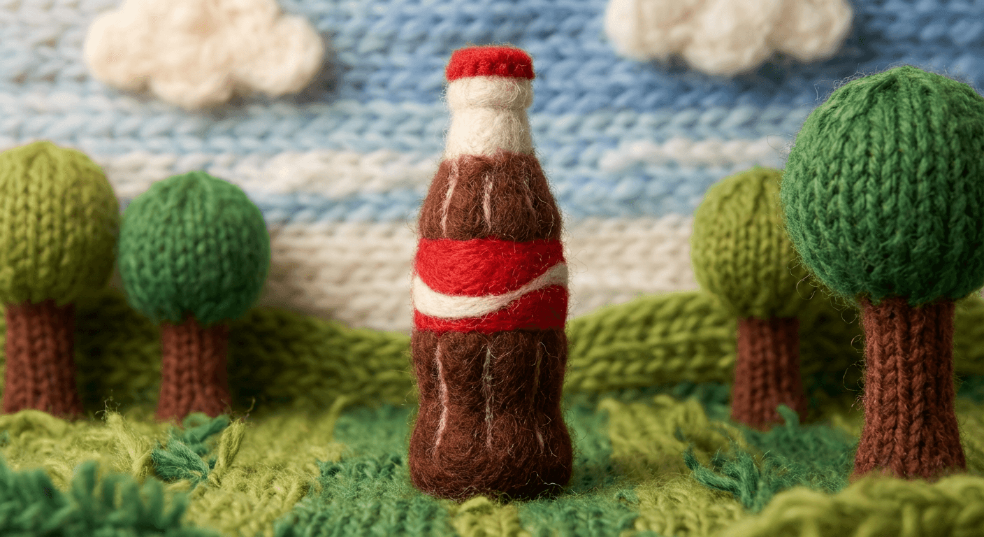 Wool Bottle Diorama
